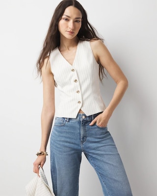 トップス candy tweed vest/white rag & bone Juliana Tweed Button-Front Vest | Saks Fifth Avenue